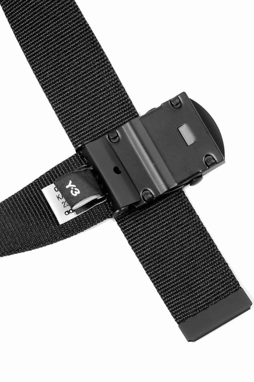Y-3 Yohji Yamamoto LOGO G.I BELT (BLACK) - Image 6