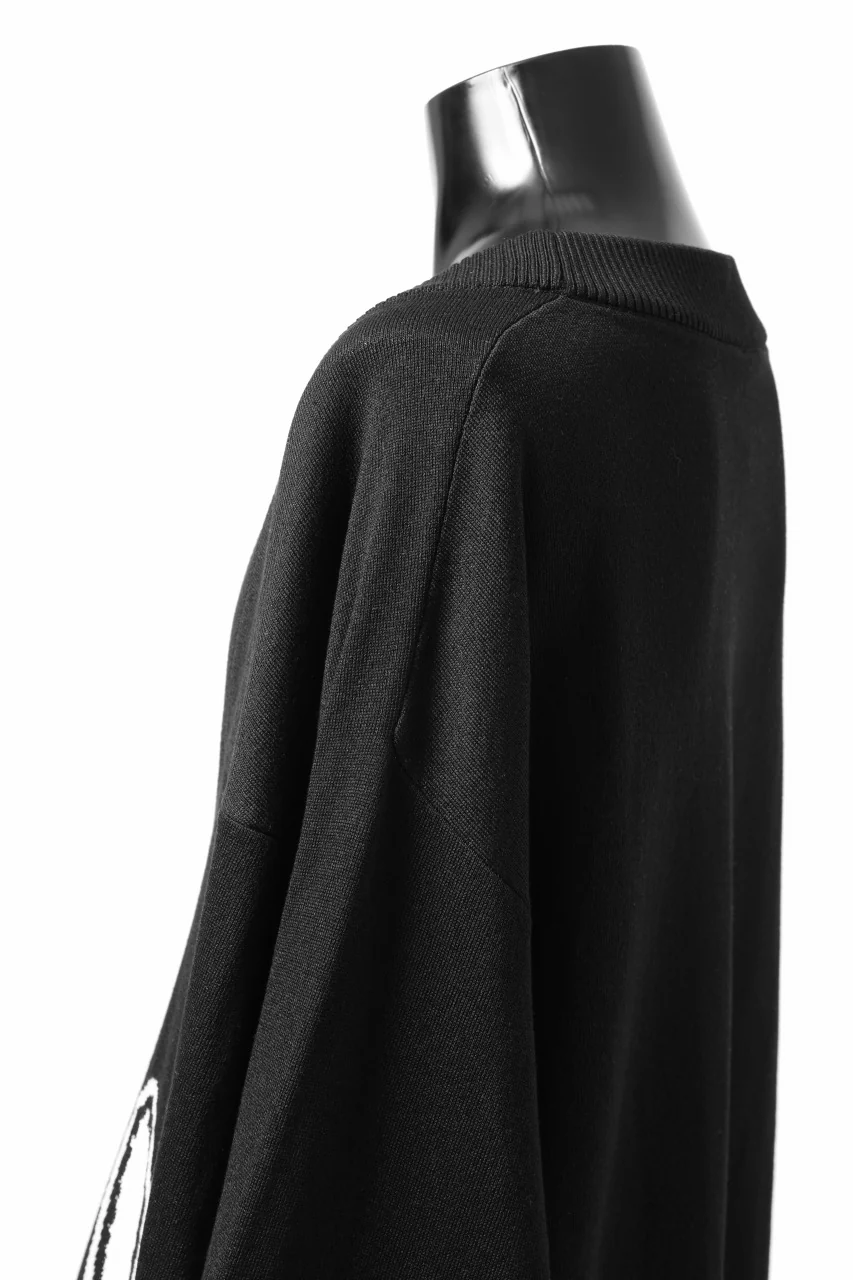 Y-3 Yohji Yamamoto LOGO INTARSIA KNIT CARDIGAN / ETHICAL FABRIC (BLACK) - Image 15