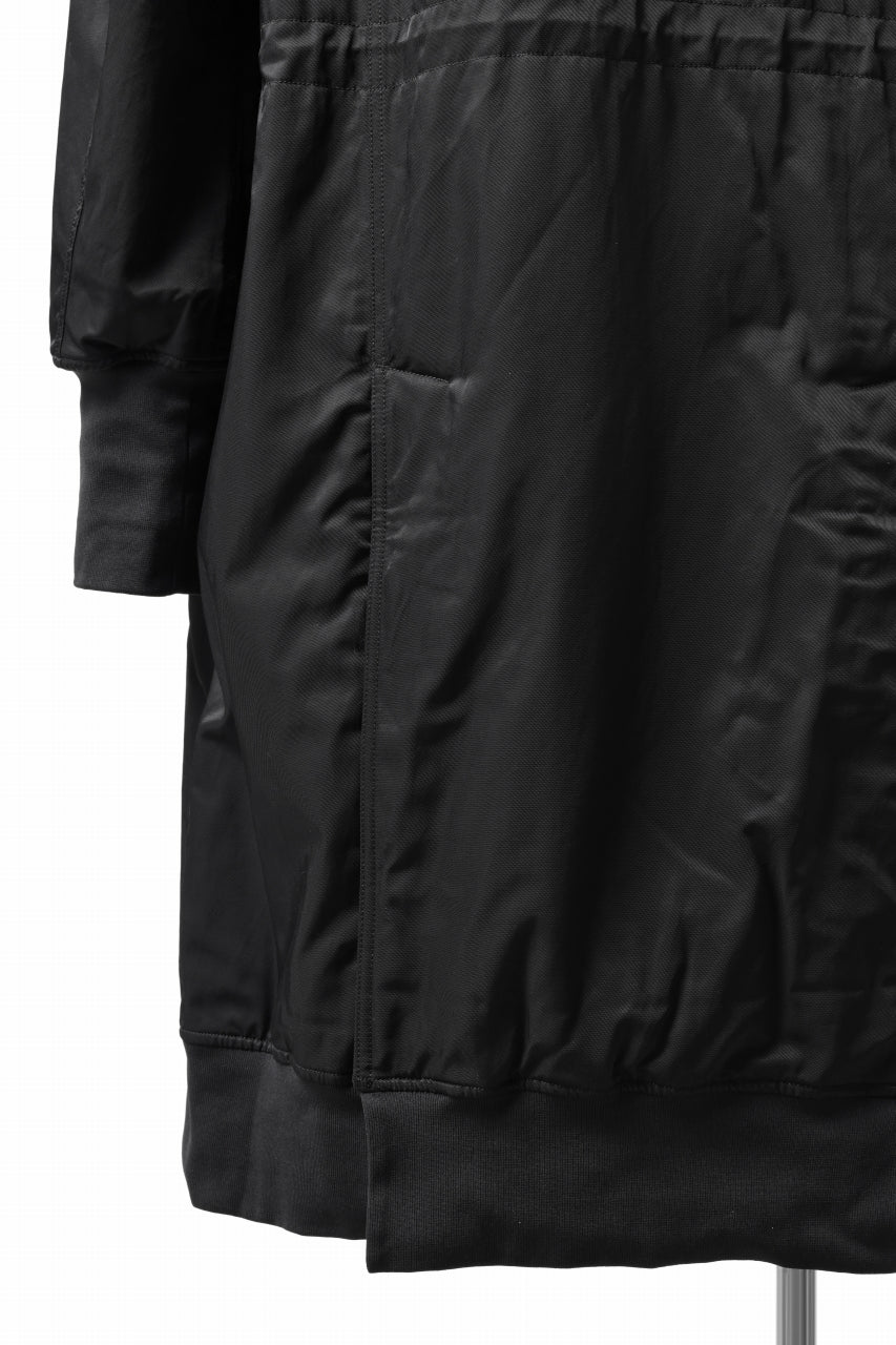 Y-3 Yohji Yamamoto LONG BOMBER PARKA COAT (BLACK) - Image 10