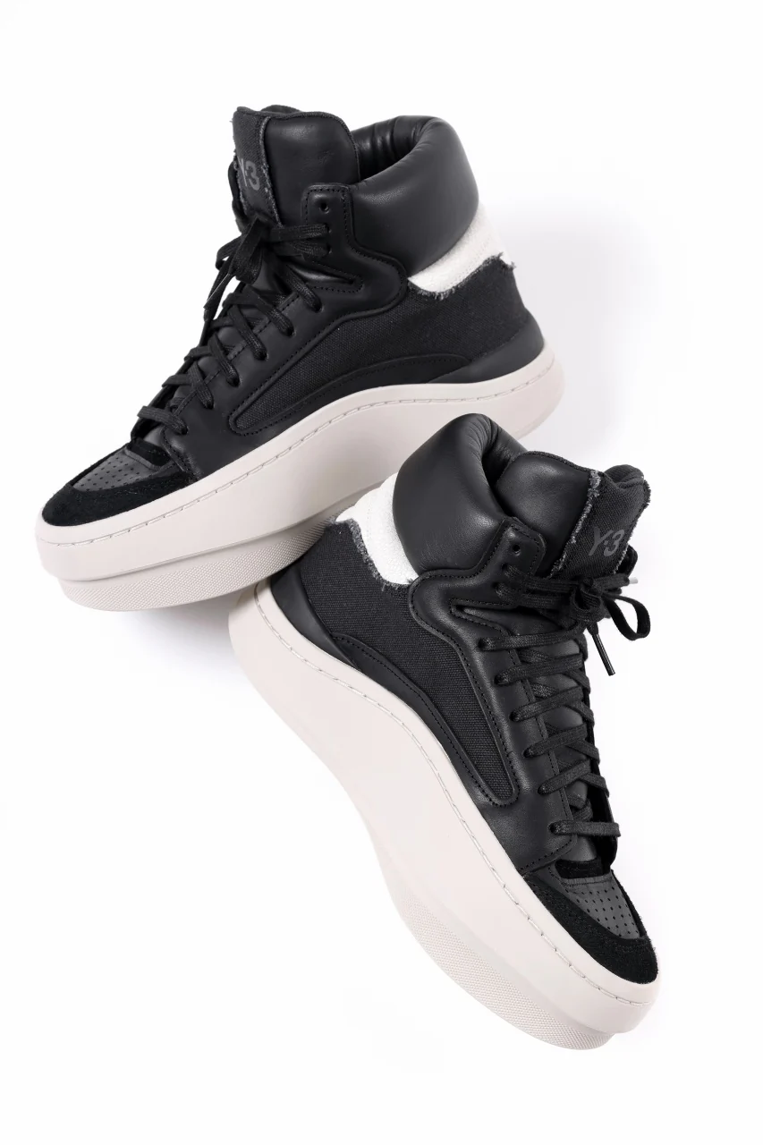 Y-3 Yohji Yamamoto CENTENNIAL HI (BLACK x BROWN x WHITE) - Image 11