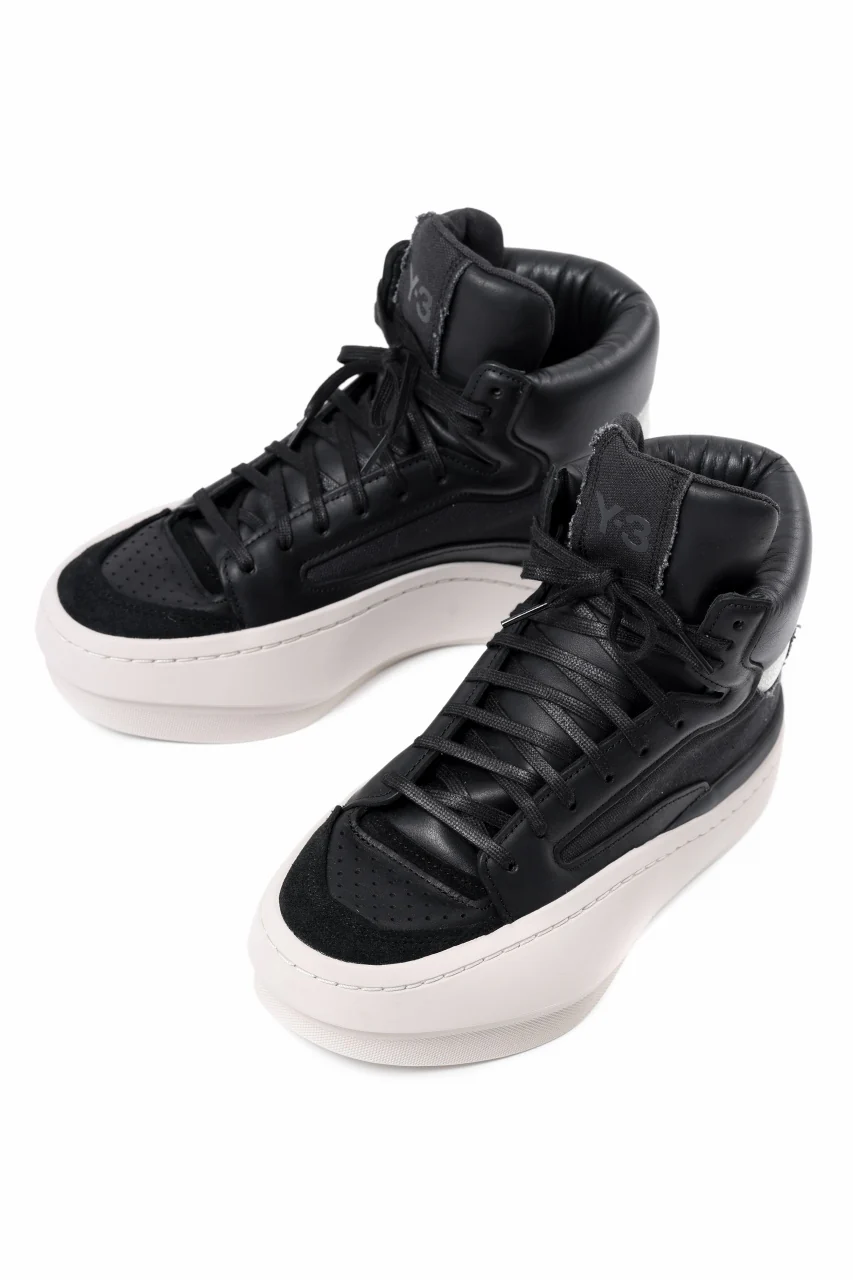 Y-3 Yohji Yamamoto CENTENNIAL HI (BLACK x BROWN x WHITE) - Image 4