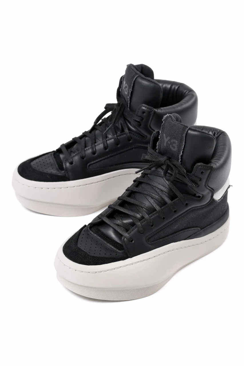 Y-3 Yohji Yamamoto CENTENNIAL HI (BLACK x BROWN x WHITE) - Image 5