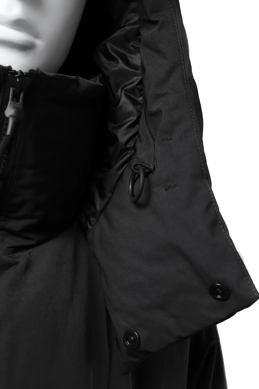 Y-3 Yohji Yamamoto M CH2 DOWN COAT  / SUEDED POLY (BLACK) - Image 24