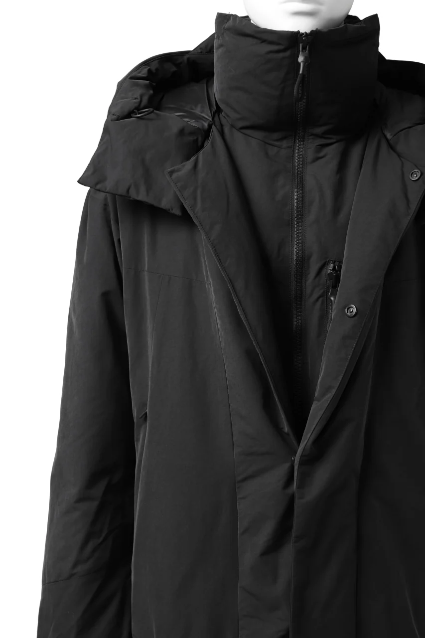 Y-3 Yohji Yamamoto M CH2 DOWN COAT  / SUEDED POLY (BLACK) - Image 26