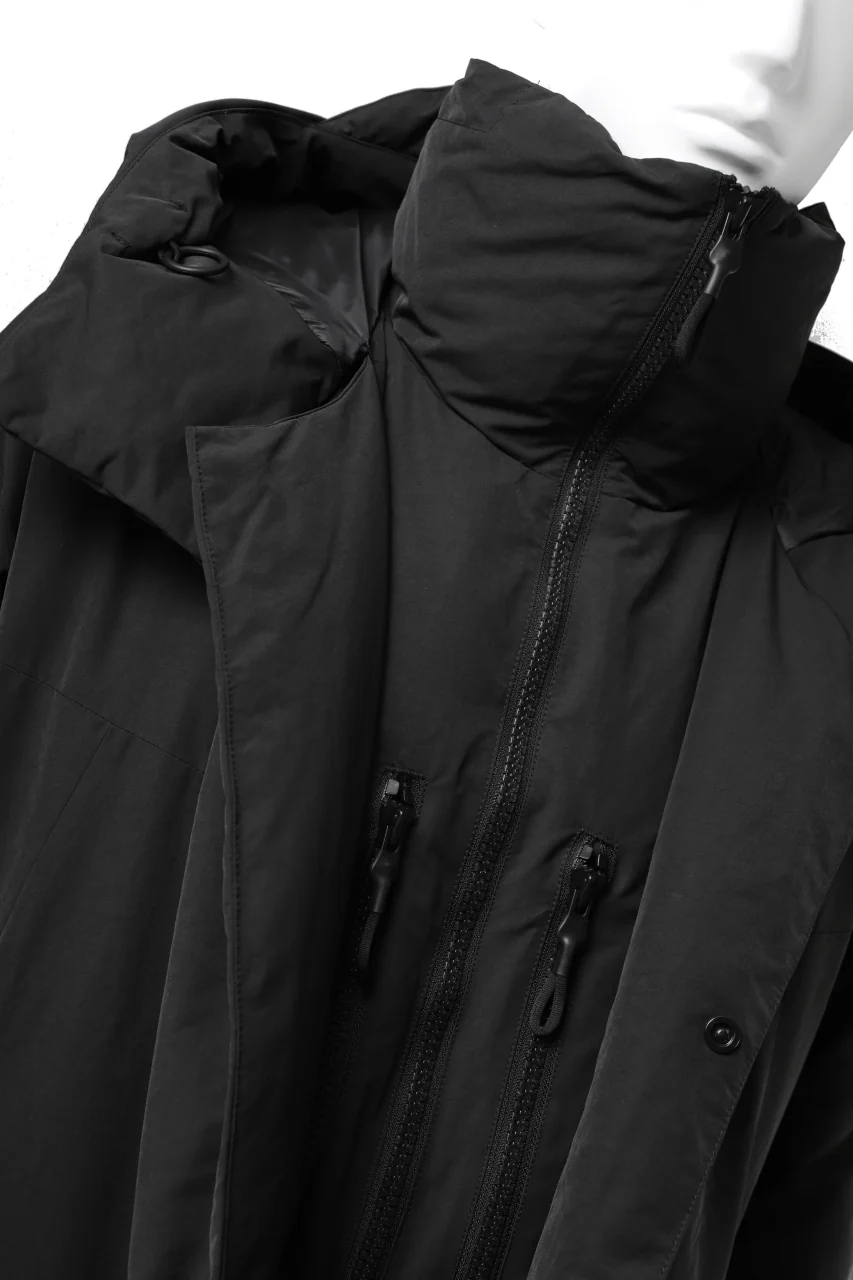 Y-3 Yohji Yamamoto M CH2 DOWN COAT  / SUEDED POLY (BLACK) - Image 28