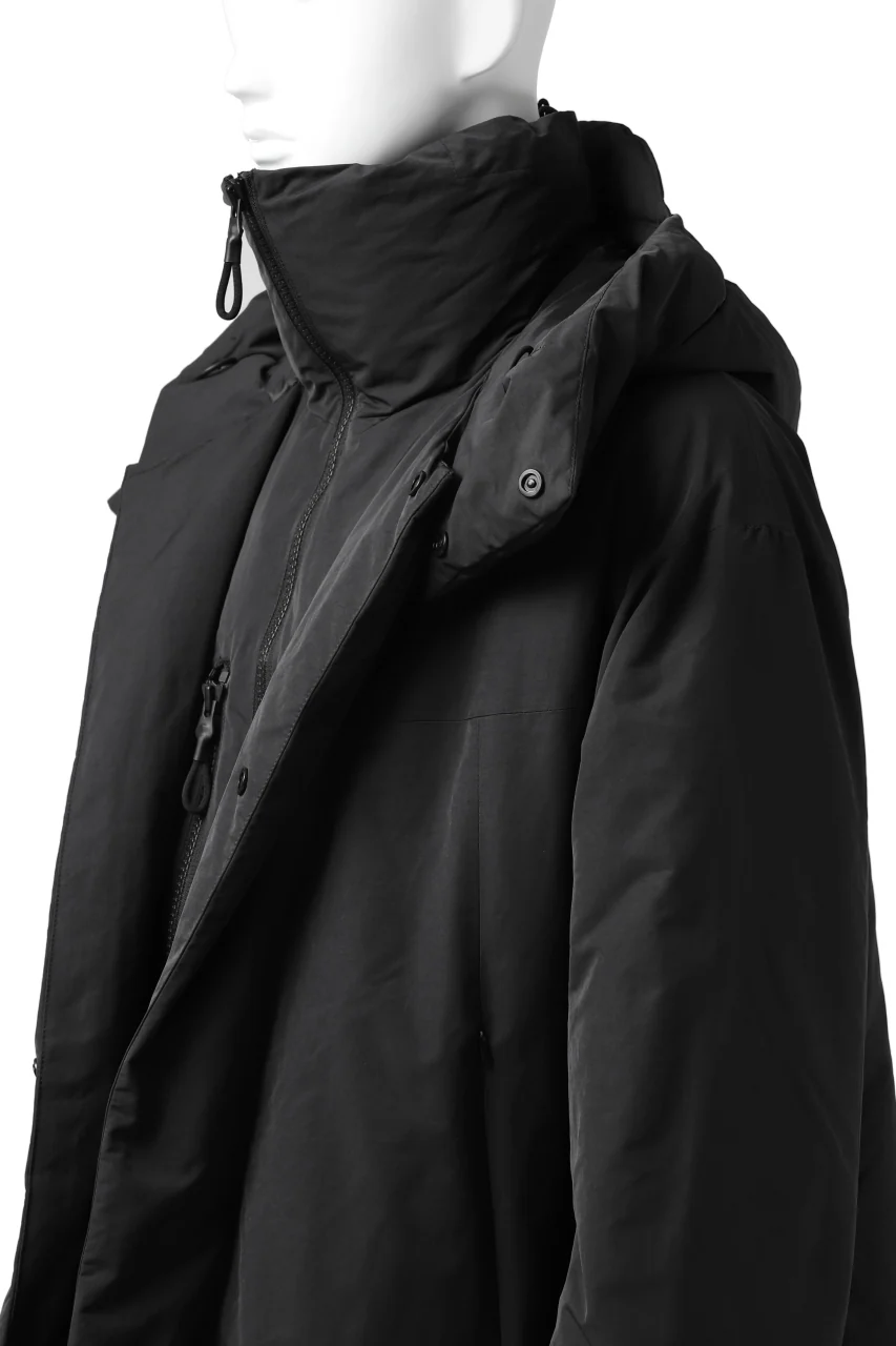 Y-3 Yohji Yamamoto M CH2 DOWN COAT  / SUEDED POLY (BLACK) - Image 31