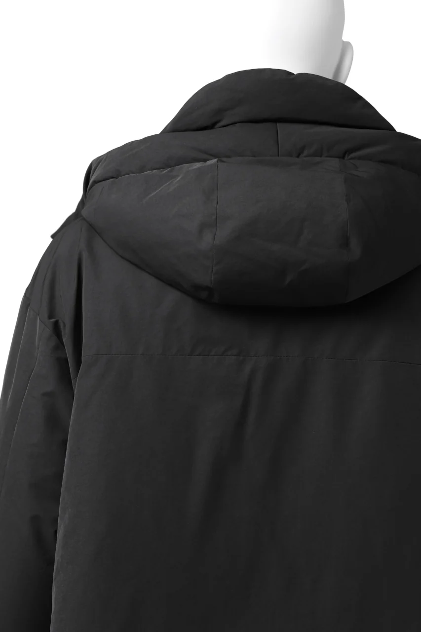 Y-3 Yohji Yamamoto M CH2 DOWN COAT  / SUEDED POLY (BLACK) - Image 37