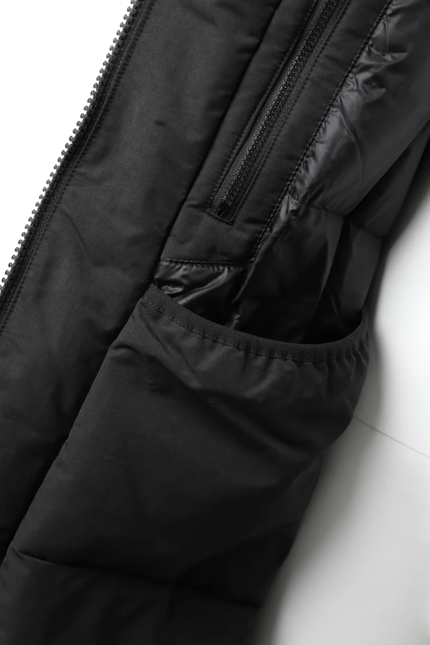 Y-3 Yohji Yamamoto M CH2 DOWN COAT  / SUEDED POLY (BLACK) - Image 43