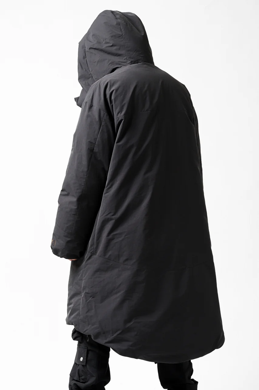 Y-3 Yohji Yamamoto M CH2 DOWN COAT  / SUEDED POLY (BLACK) - Image 49