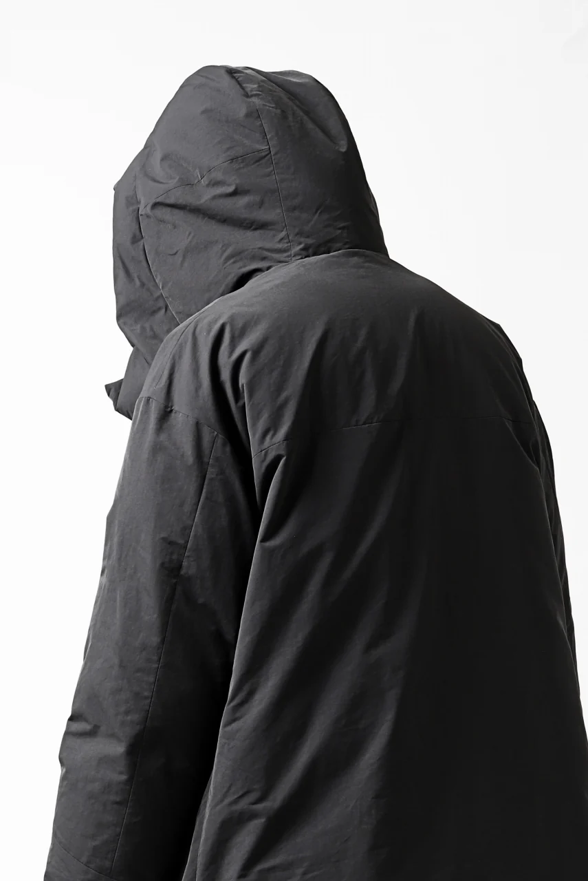 Y-3 Yohji Yamamoto M CH2 DOWN COAT  / SUEDED POLY (BLACK) - Image 63
