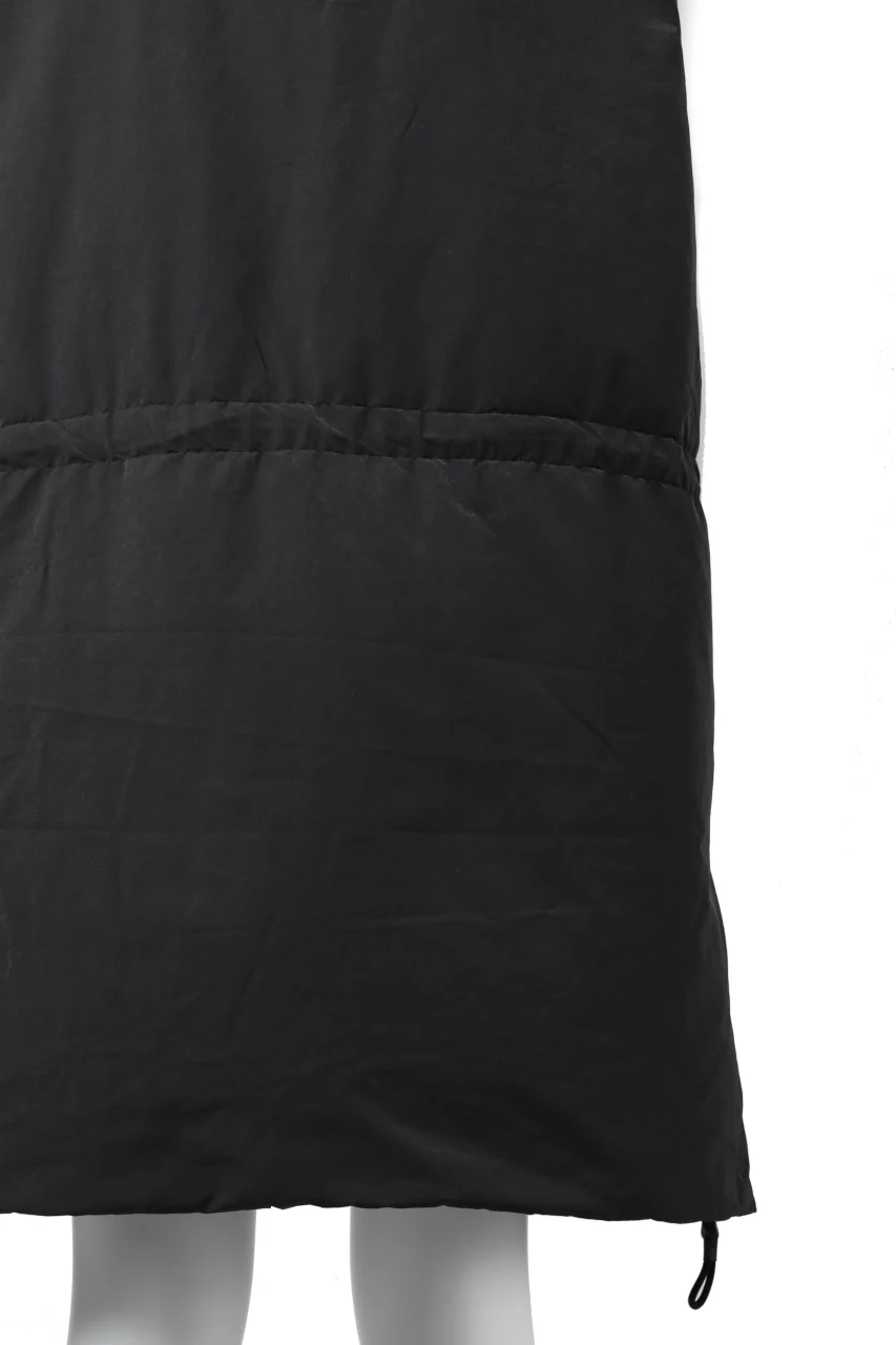 Y-3 Yohji Yamamoto M CH2 DOWN LONG VEST  / SUEDED POLY (BLACK) - Image 21
