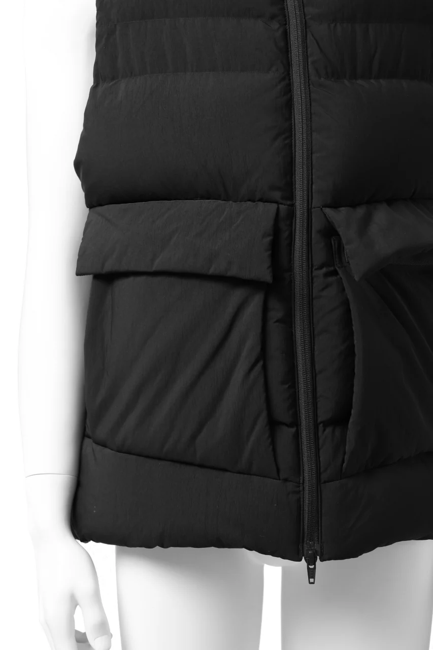Y-3 Yohji Yamamoto M CLASSIC PUFFY DOWN VEST (BLACK) - Image 21