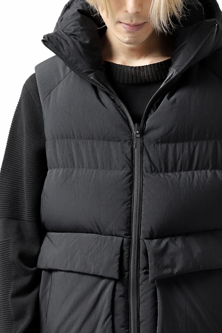 Y-3 Yohji Yamamoto M CLASSIC PUFFY DOWN VEST (BLACK) - Image 46