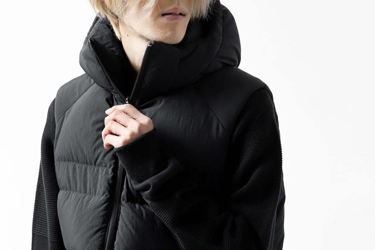 Y-3 Yohji Yamamoto M CLASSIC PUFFY DOWN VEST (BLACK) - Image 55