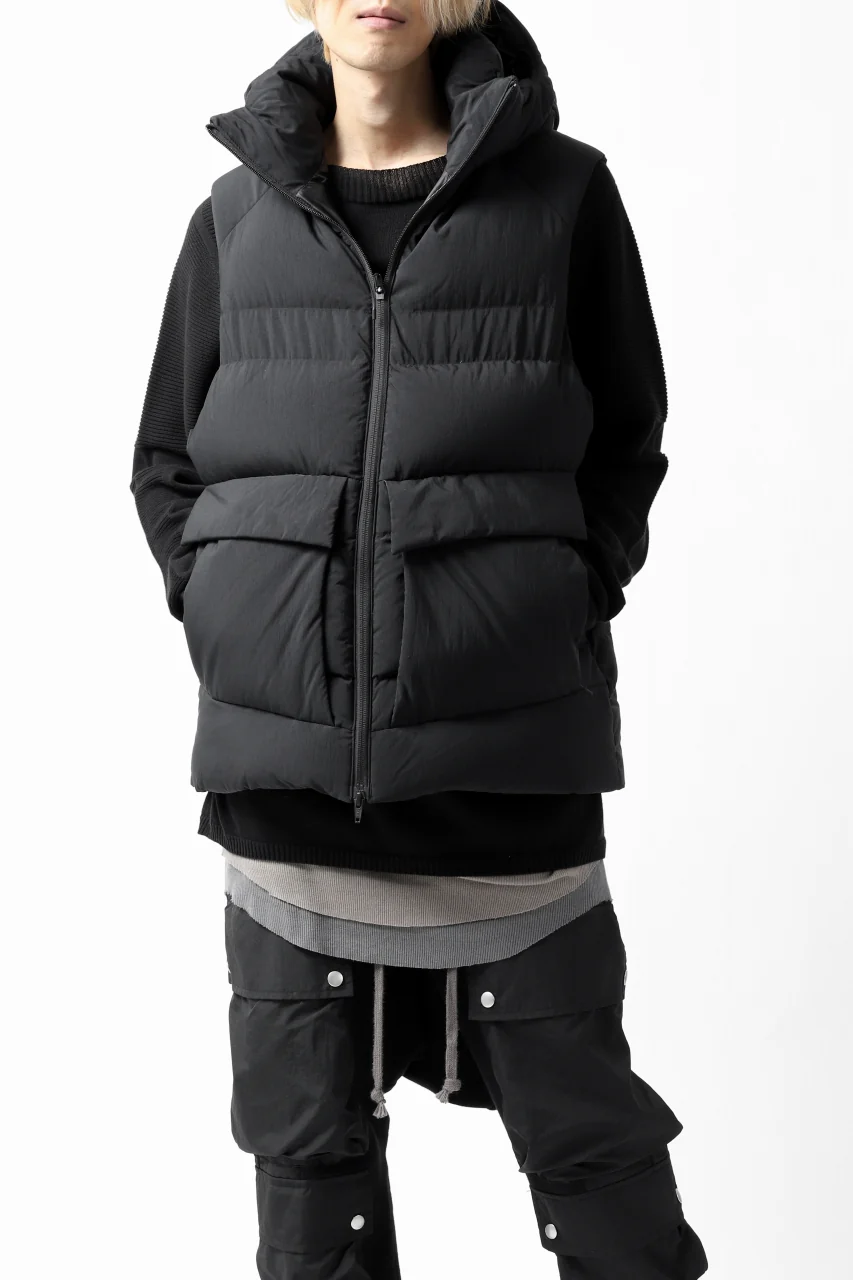 Y-3 Yohji Yamamoto M CLASSIC PUFFY DOWN VEST (BLACK) - Image 8