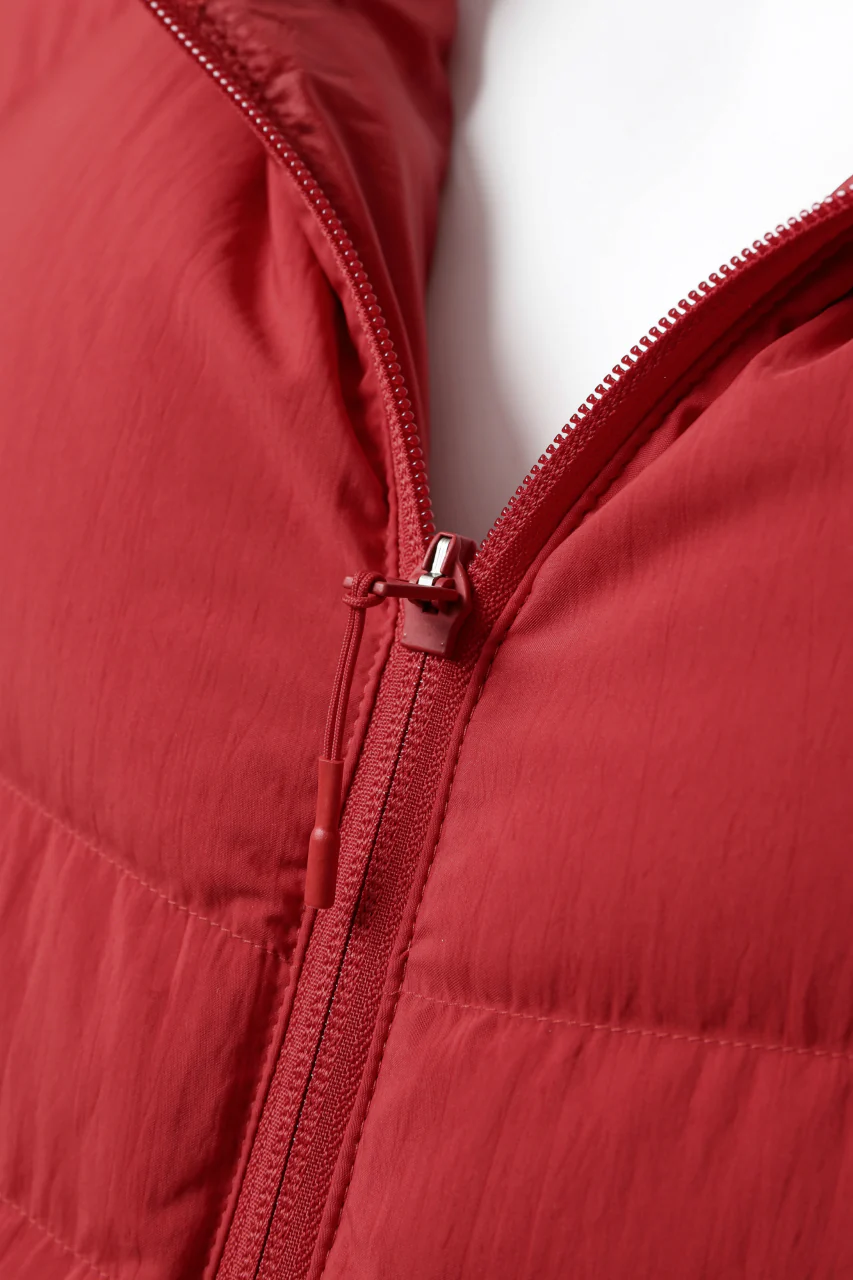 Y-3 Yohji Yamamoto M CLASSIC PUFFY DOWN VEST (RED) - Image 19