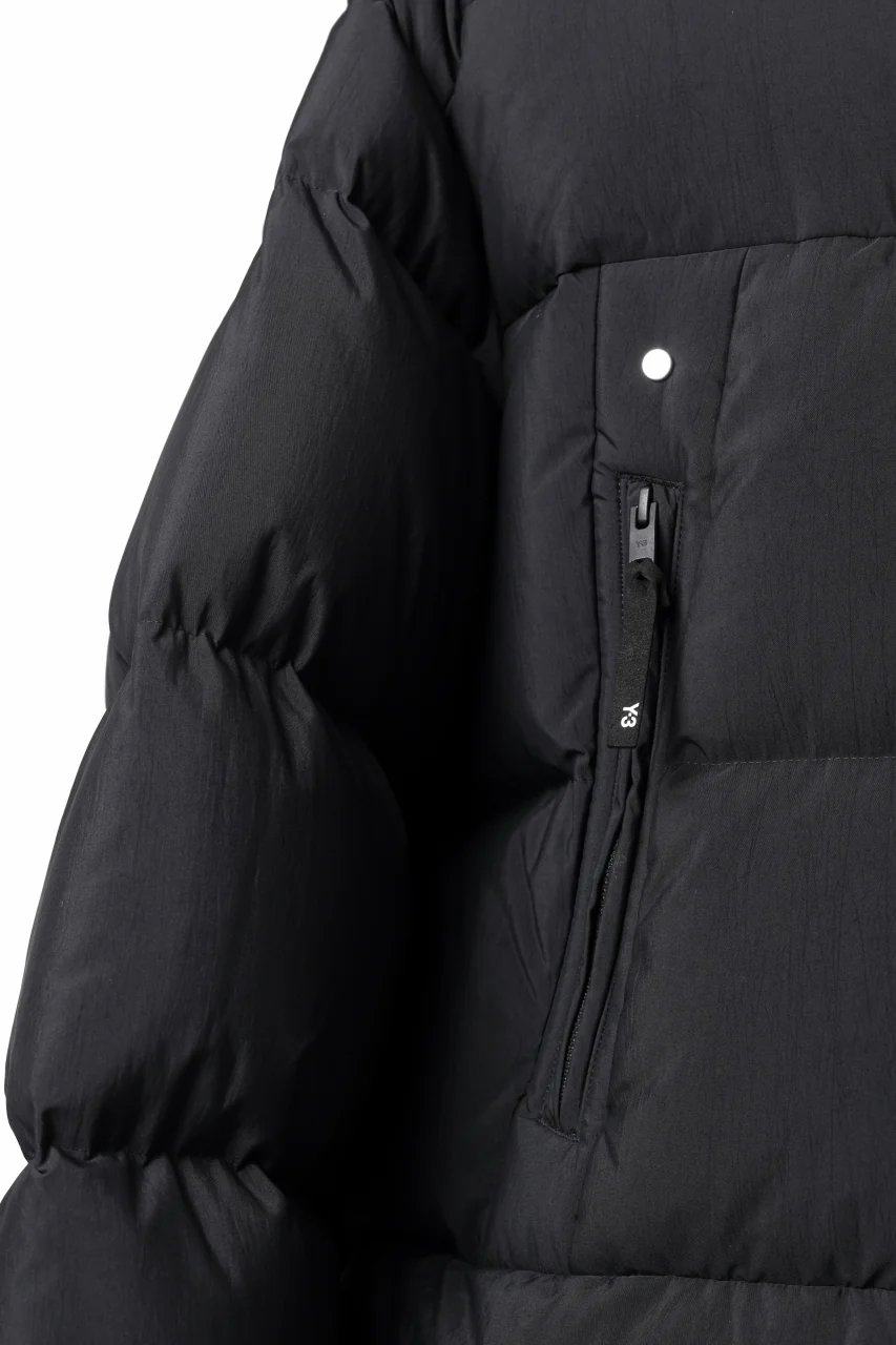 Y-3 Yohji Yamamoto M PUFF JACKET / DUCK DOWN & PRIMALOFT® (BLACK) - Image 14