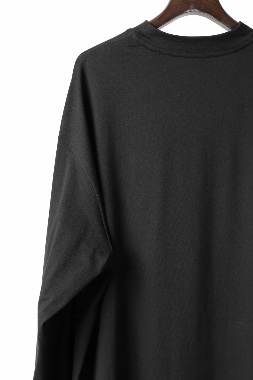 Y-3 Yohji Yamamoto MOCK NECK L/S TEE / BETTER SCJ (BLACK) - Image 12