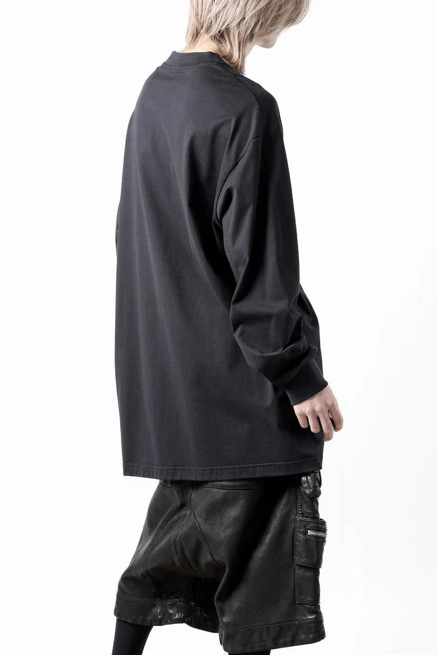 Y-3 Yohji Yamamoto MOCK NECK L/S TEE / BETTER SCJ (BLACK) - Image 22
