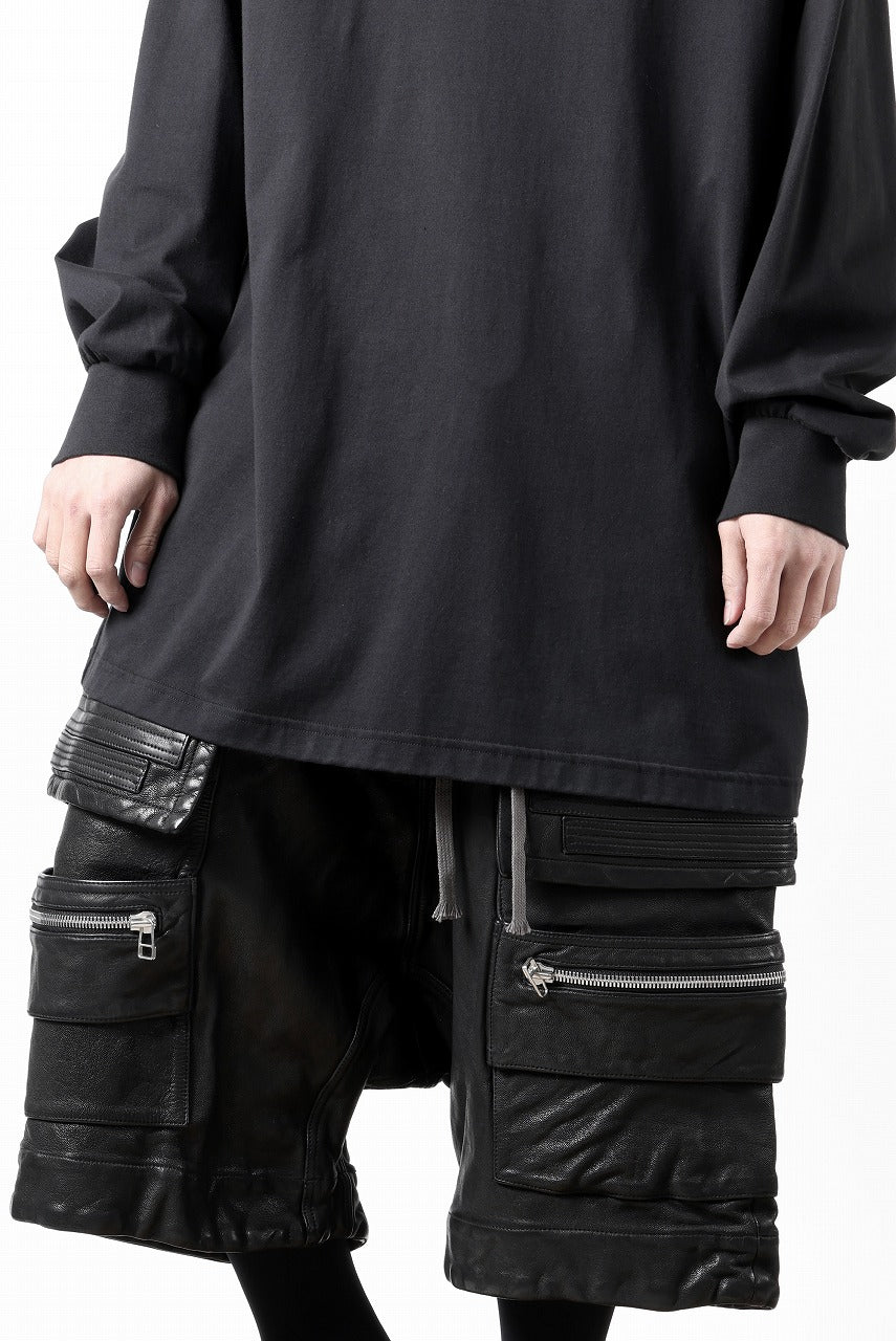 Y-3 Yohji Yamamoto MOCK NECK L/S TEE / BETTER SCJ (BLACK) - Image 26