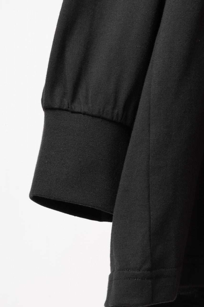 Y-3 Yohji Yamamoto MOCK NECK L/S TEE / BETTER SCJ (BLACK) - Image 9