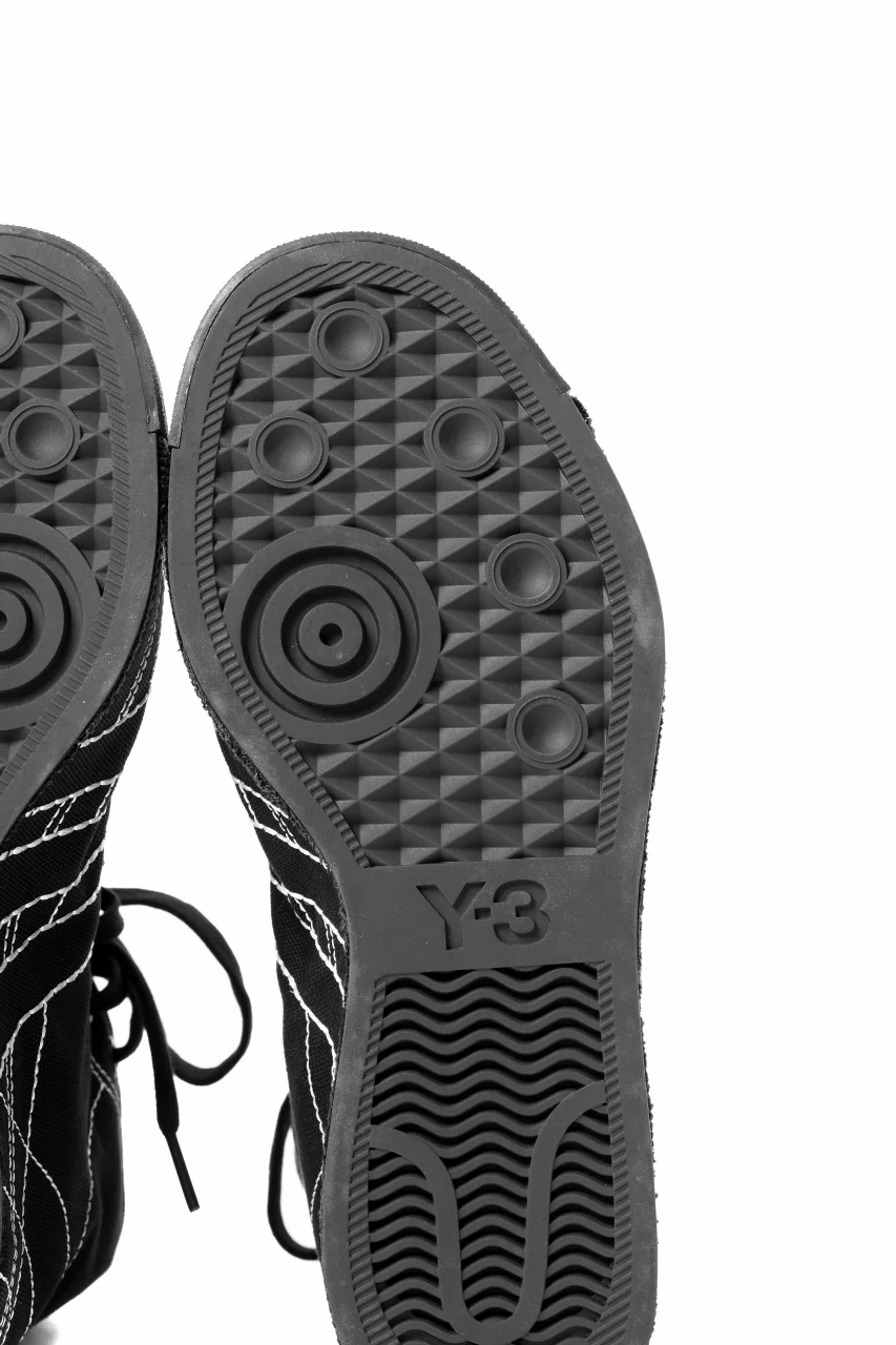 Y-3 Yohji Yamamoto NIZZA HIGH CUT SNEAKER (BLACK) - Image 19