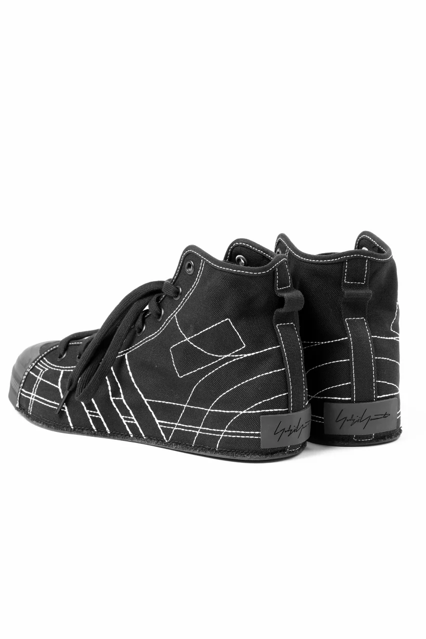 Y-3 Yohji Yamamoto NIZZA HIGH CUT SNEAKER (BLACK) - Image 7