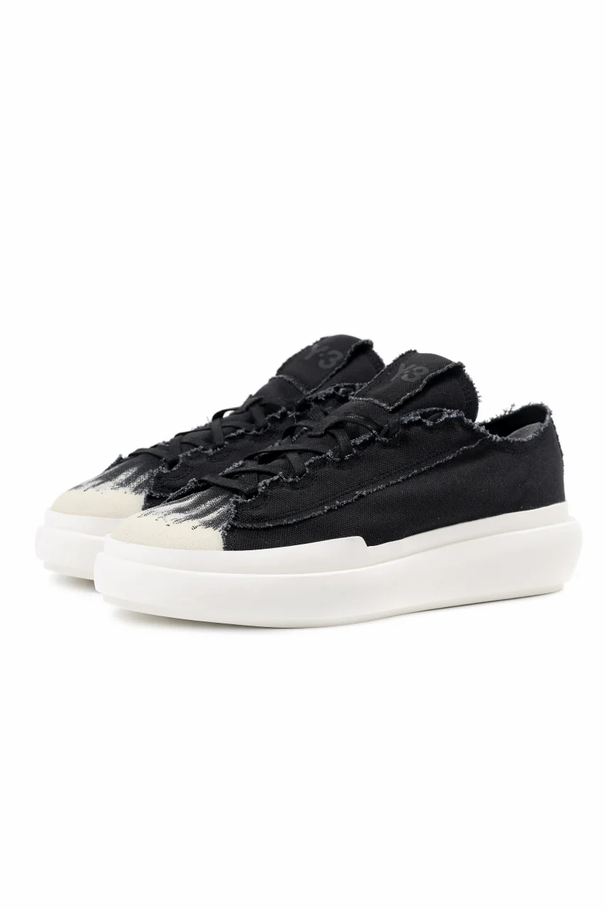 Y-3 Yohji Yamamoto NIZZA LOW (BLACK x BLACK x WHITE)