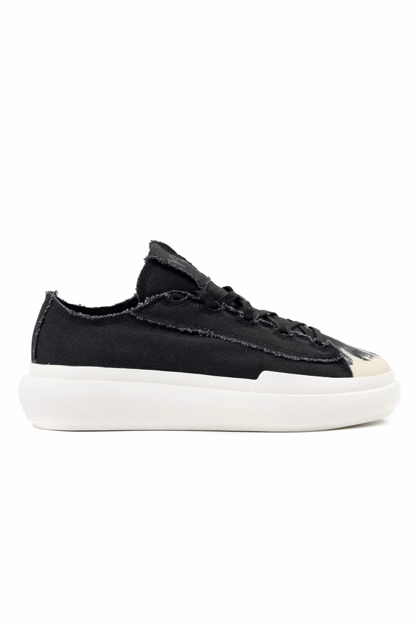 Y-3 Yohji Yamamoto NIZZA LOW (BLACK x BLACK x WHITE) - Image 14