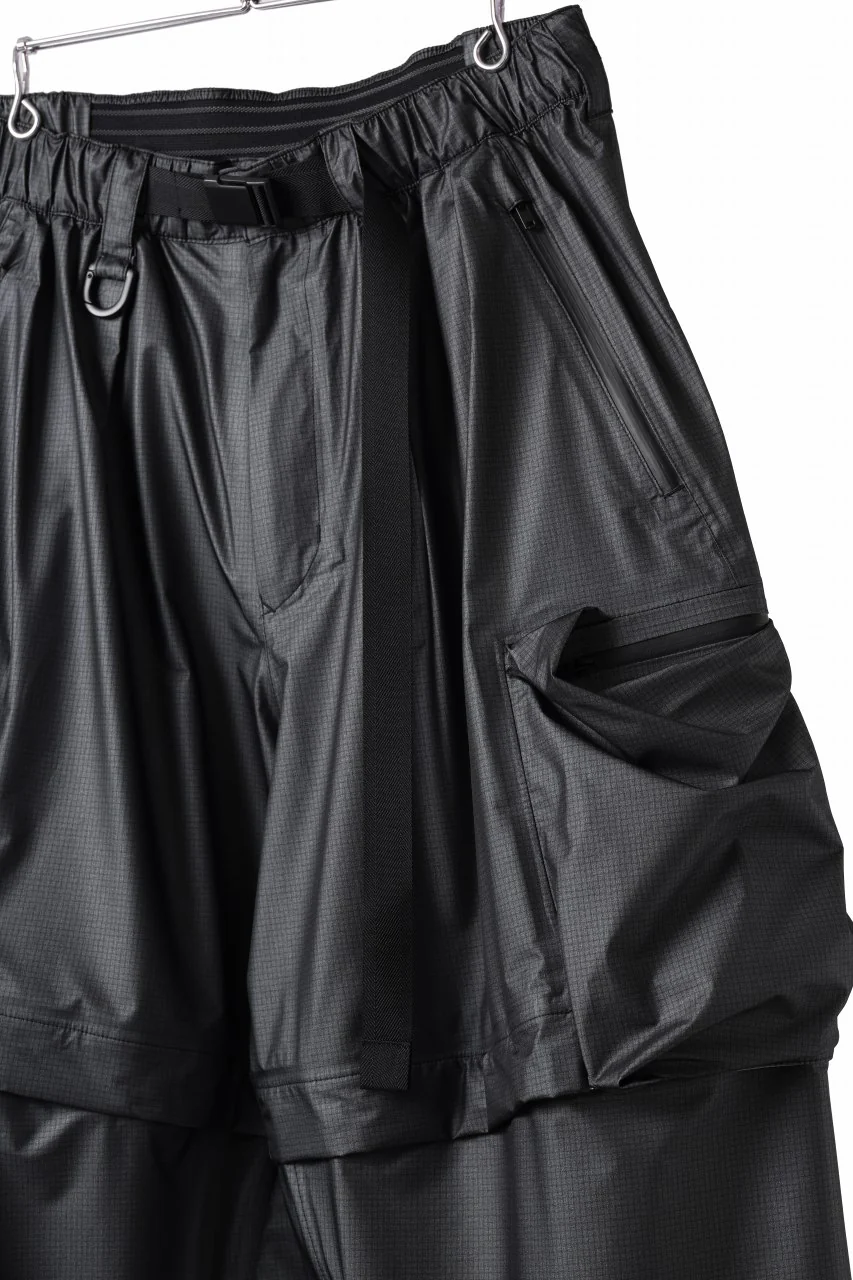 Y-3 Yohji Yamamoto OUTDOOR 2WAY PANTS / GORE-TEX RIPSTOP (BLACK) - Image 10