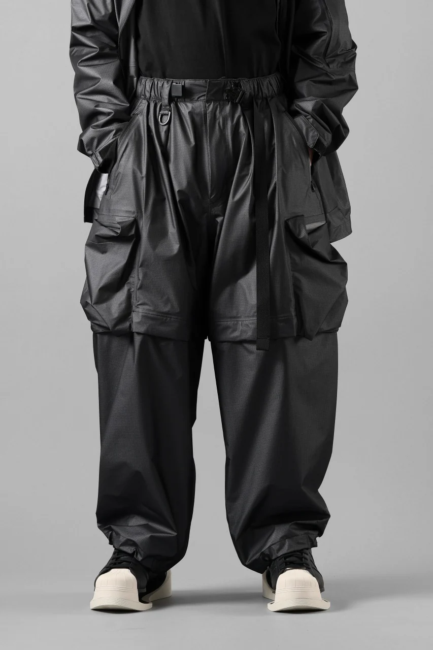 Y-3 Yohji Yamamoto OUTDOOR 2WAY PANTS / GORE-TEX RIPSTOP (BLACK) - Image 18