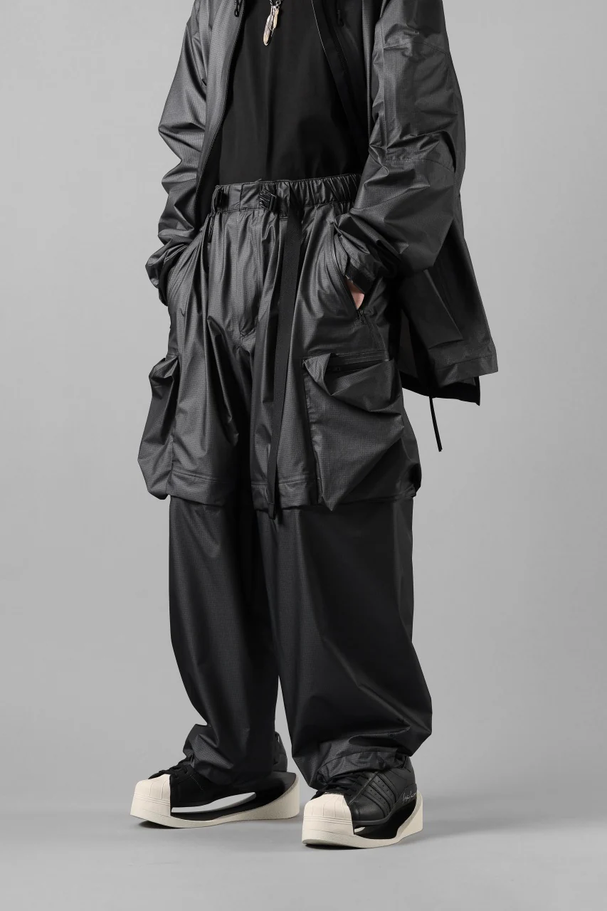 Y-3 Yohji Yamamoto OUTDOOR 2WAY PANTS / GORE-TEX RIPSTOP (BLACK) - Image 20
