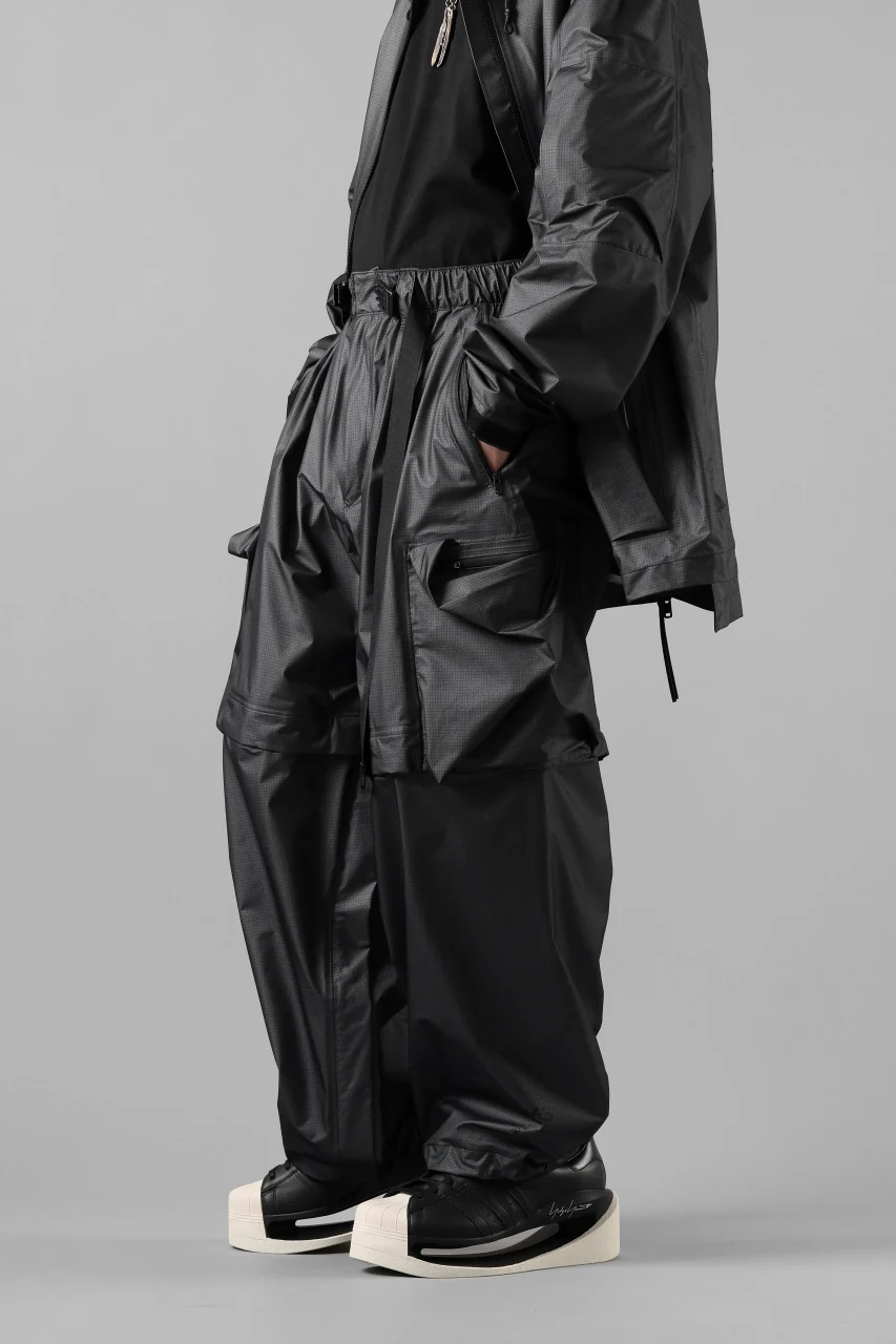 Y-3 Yohji Yamamoto OUTDOOR 2WAY PANTS / GORE-TEX RIPSTOP (BLACK) - Image 21