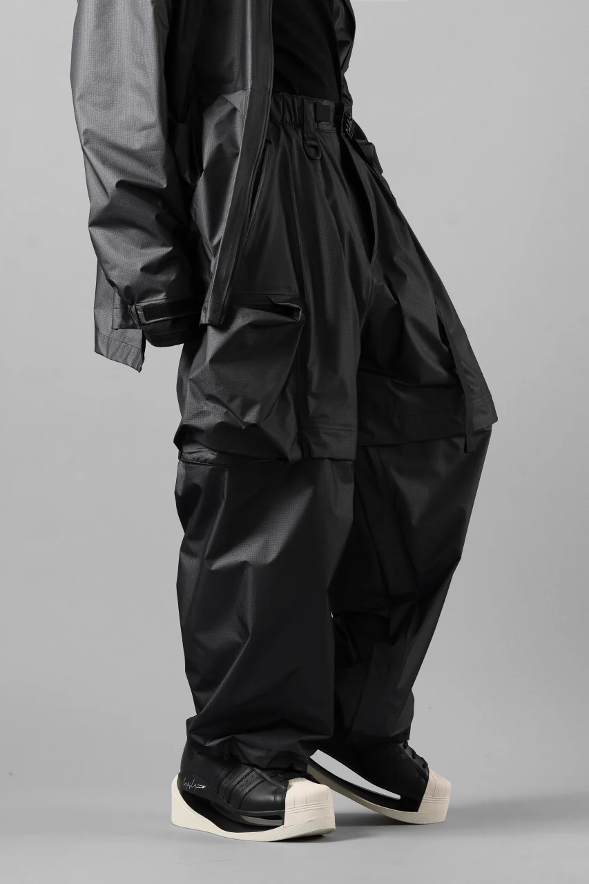 Y-3 Yohji Yamamoto OUTDOOR 2WAY PANTS / GORE-TEX RIPSTOP (BLACK) - Image 22
