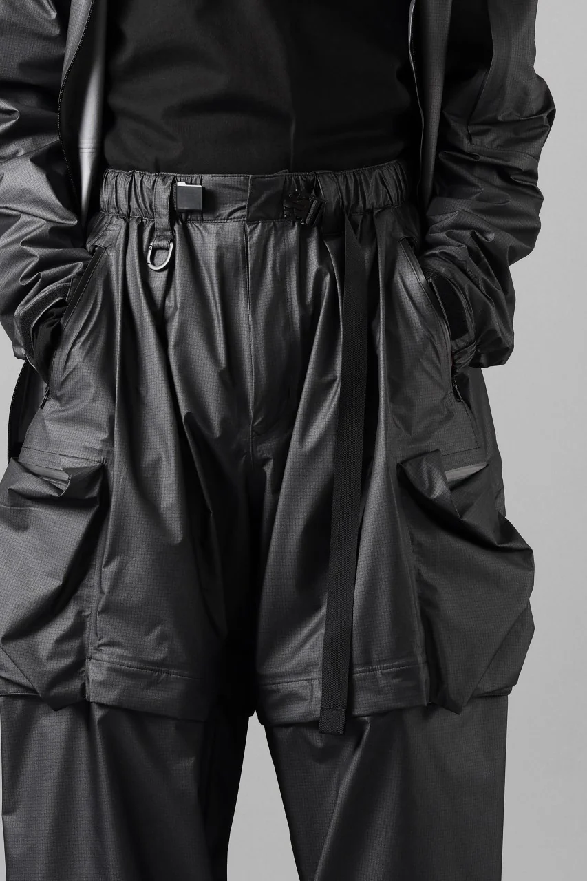 Y-3 Yohji Yamamoto OUTDOOR 2WAY PANTS / GORE-TEX RIPSTOP (BLACK) - Image 24