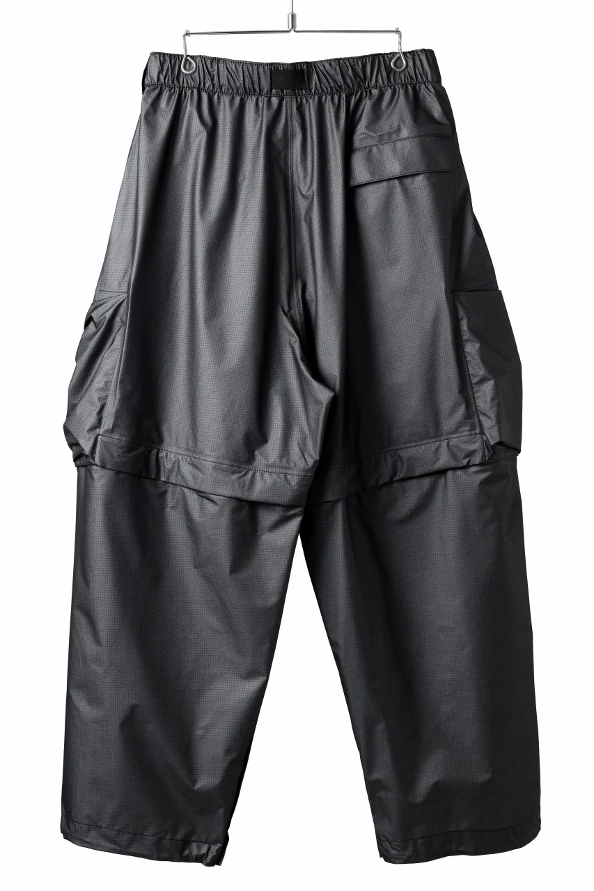Y-3 Yohji Yamamoto OUTDOOR 2WAY PANTS / GORE-TEX RIPSTOP (BLACK) - Image 3