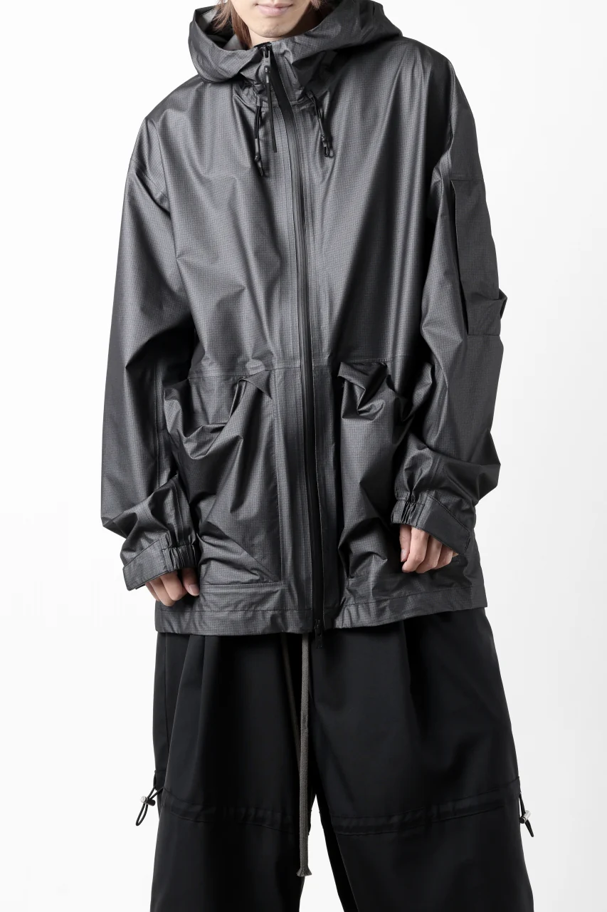 Y-3 Yohji Yamamoto OUTDOOR HOODIE JACKET / GORE-TEX RIPSTOP (BLACK) - Image 15