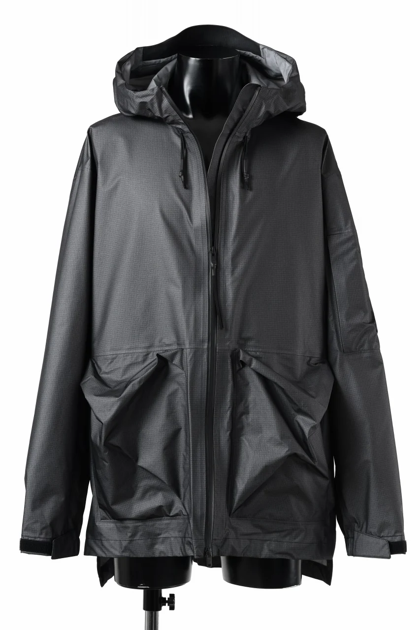 Y-3 Yohji Yamamoto OUTDOOR HOODIE JACKET / GORE-TEX RIPSTOP (BLACK) - Image 21