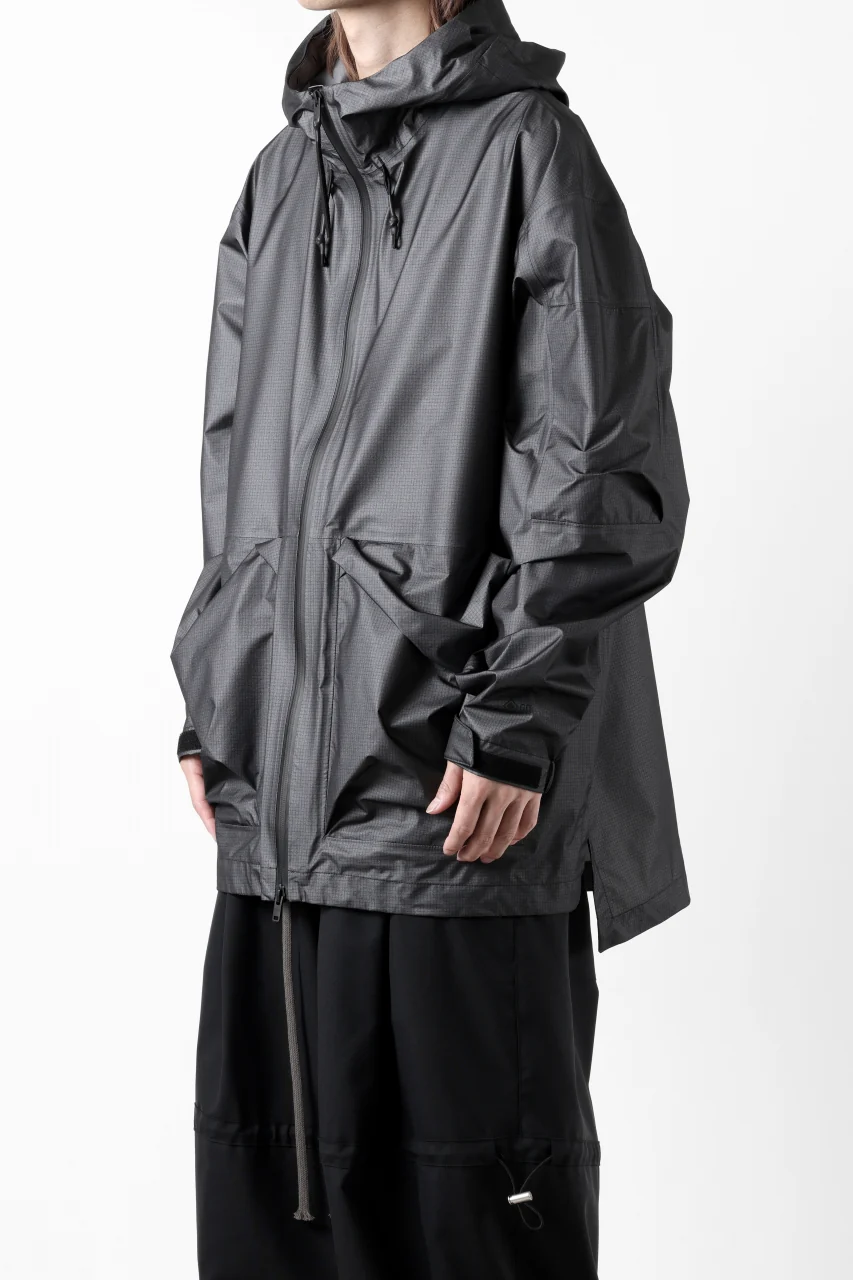 Y-3 Yohji Yamamoto OUTDOOR HOODIE JACKET / GORE-TEX RIPSTOP (BLACK) - Image 3