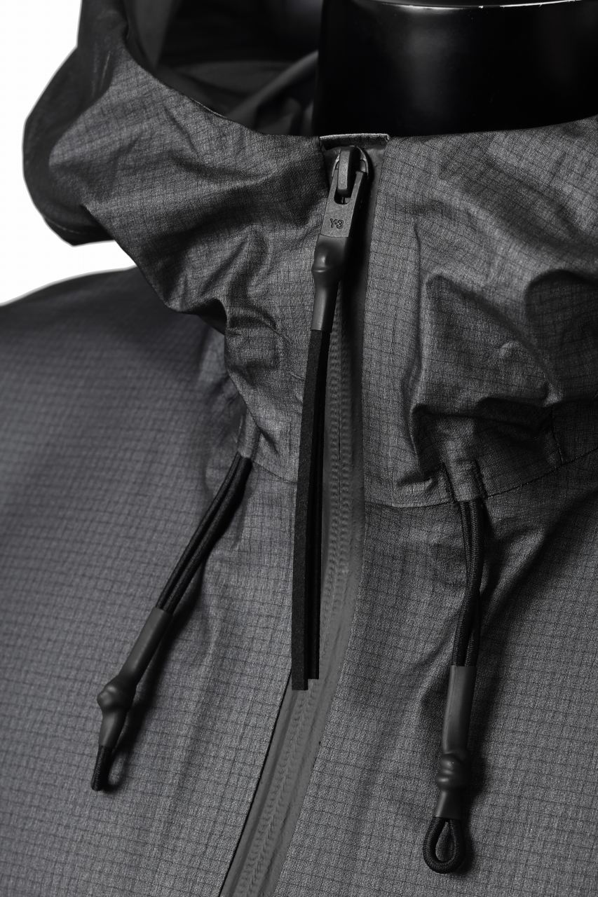 Y-3 Yohji Yamamoto OUTDOOR HOODIE JACKET / GORE-TEX RIPSTOP (BLACK) - Image 32