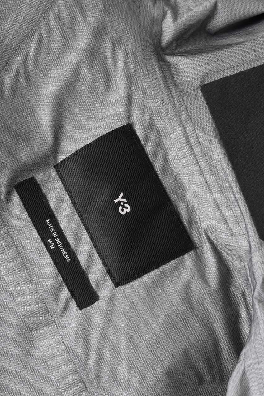 Y-3 Yohji Yamamoto OUTDOOR HOODIE JACKET / GORE-TEX RIPSTOP (BLACK) - Image 36