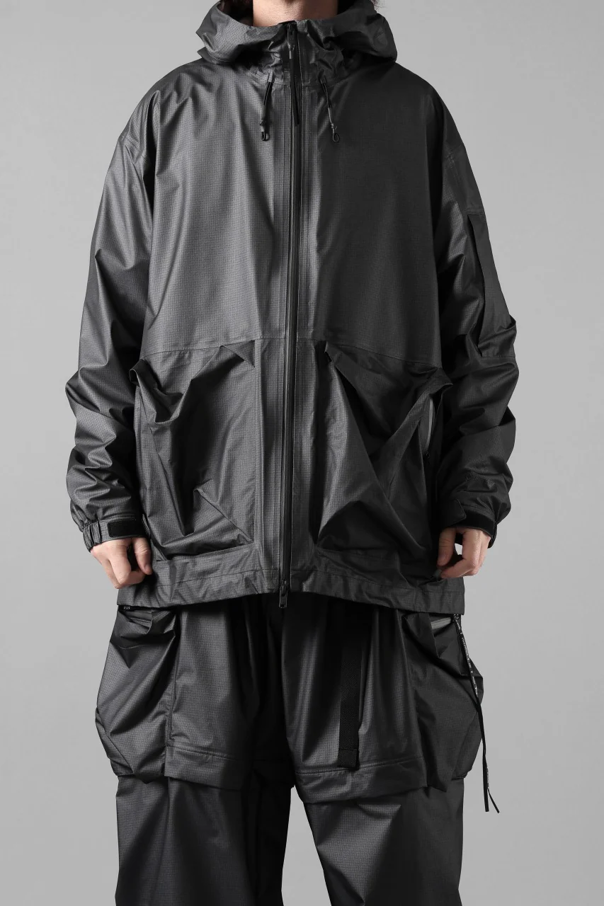 Y-3 Yohji Yamamoto OUTDOOR HOODIE JACKET / GORE-TEX RIPSTOP (BLACK) - Image 37