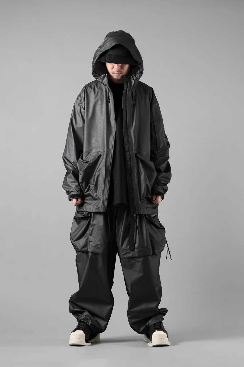 Y-3 Yohji Yamamoto OUTDOOR HOODIE JACKET / GORE-TEX RIPSTOP (BLACK) - Image 39