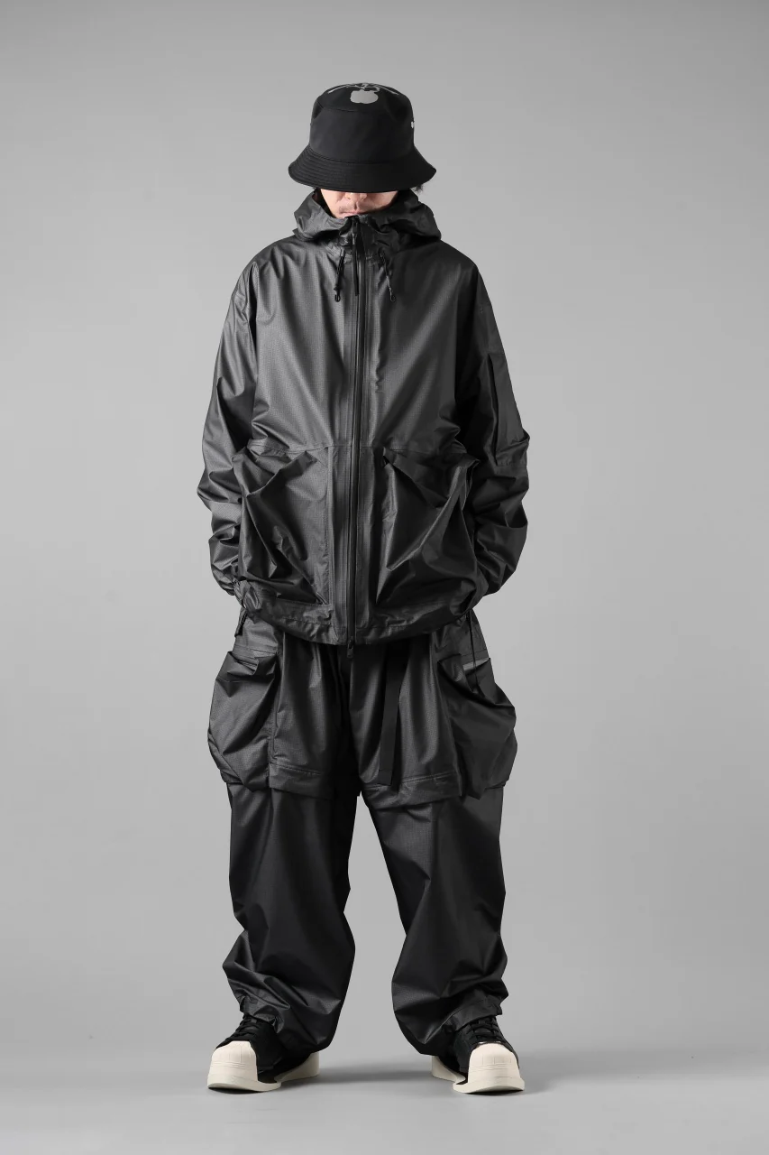 Y-3 Yohji Yamamoto OUTDOOR HOODIE JACKET / GORE-TEX RIPSTOP (BLACK) - Image 40