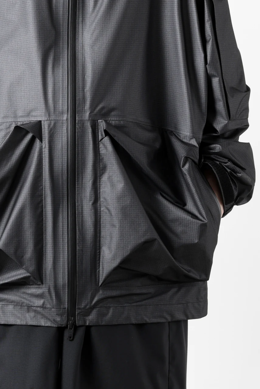 Y-3 Yohji Yamamoto OUTDOOR HOODIE JACKET / GORE-TEX RIPSTOP (BLACK) - Image 48
