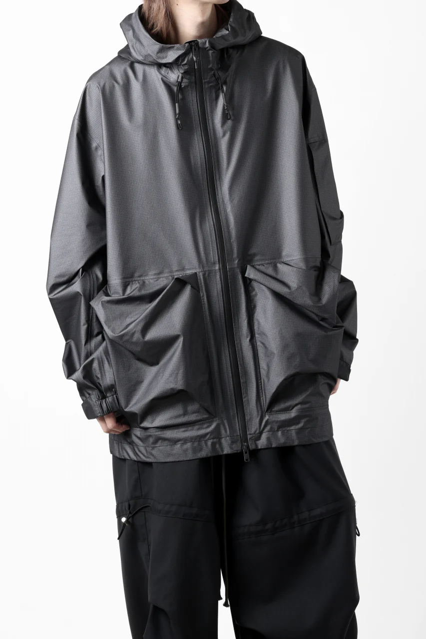 Y-3 Yohji Yamamoto OUTDOOR HOODIE JACKET / GORE-TEX RIPSTOP (BLACK) - Image 5