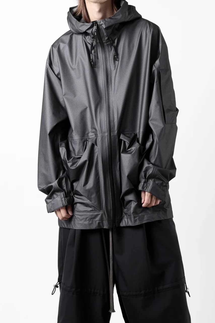 Y-3 Yohji Yamamoto OUTDOOR HOODIE JACKET / GORE-TEX RIPSTOP (BLACK) - Image 6