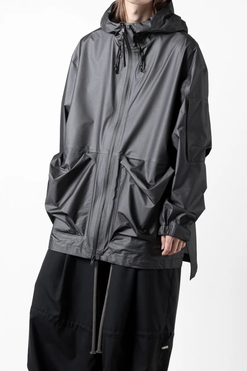 Y-3 Yohji Yamamoto OUTDOOR HOODIE JACKET / GORE-TEX RIPSTOP (BLACK) - Image 8