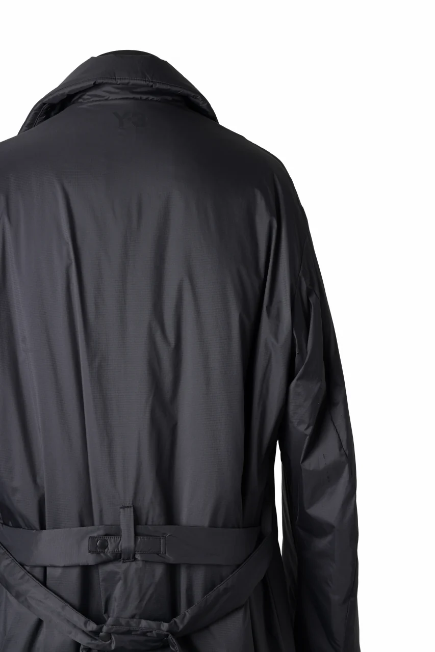 Y-3 Yohji Yamamoto PADDED COAT / PERTEX QUANTUM & PRIMALOFT® (BLACK) - Image 14