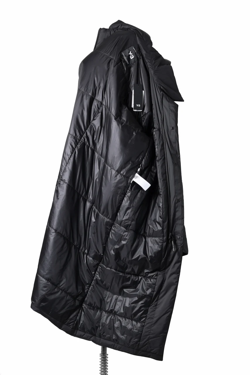 Y-3 Yohji Yamamoto PADDED COAT / PERTEX QUANTUM & PRIMALOFT® (BLACK) - Image 16